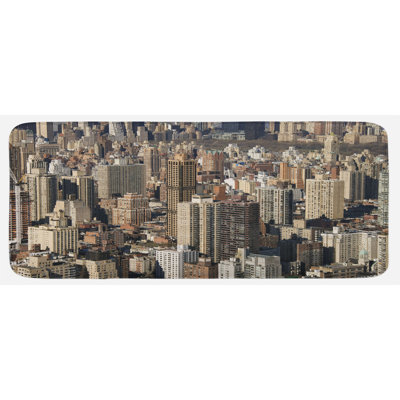 Modern & Contemporary Solid Color Polyester Kitchen Mat