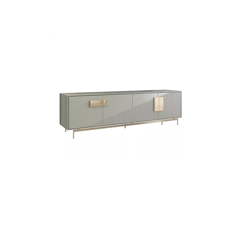 Meuble télé de luxe de style américain, Gris