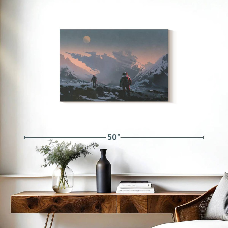 Oberle Astronauts, 20" H x 30" W