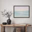 «Peaceful Ocean Horizon», reproduction d'art murale encadrée, paysage marin côtier pastel pour une décoration murale apaisante-115679339-115679344