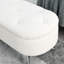 Banc de rangement avec repose-pieds 45,5 pouces-176222619