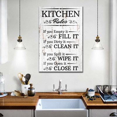 «Clean Kitchen», impression sur toile