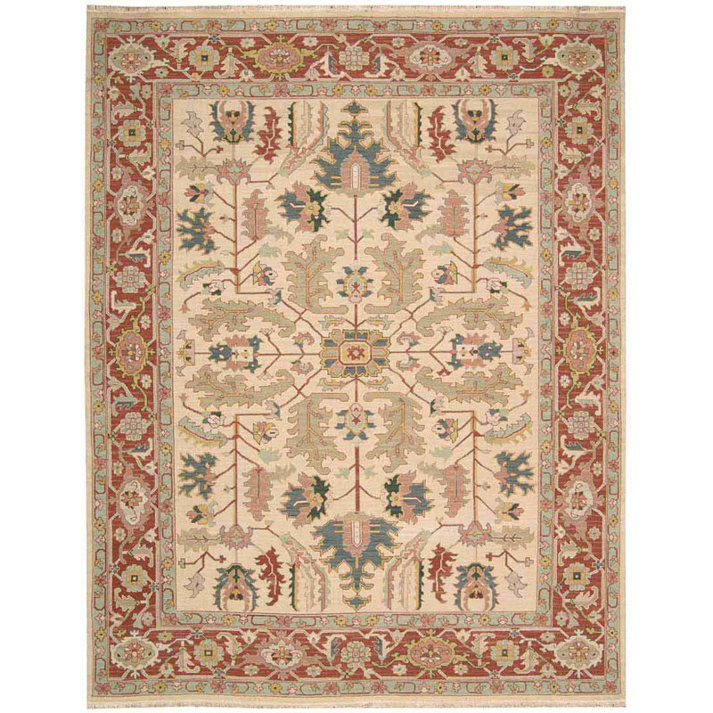 Baar Wool Oriental Indoor Rug, Rectangle 7'10" x 9'10"