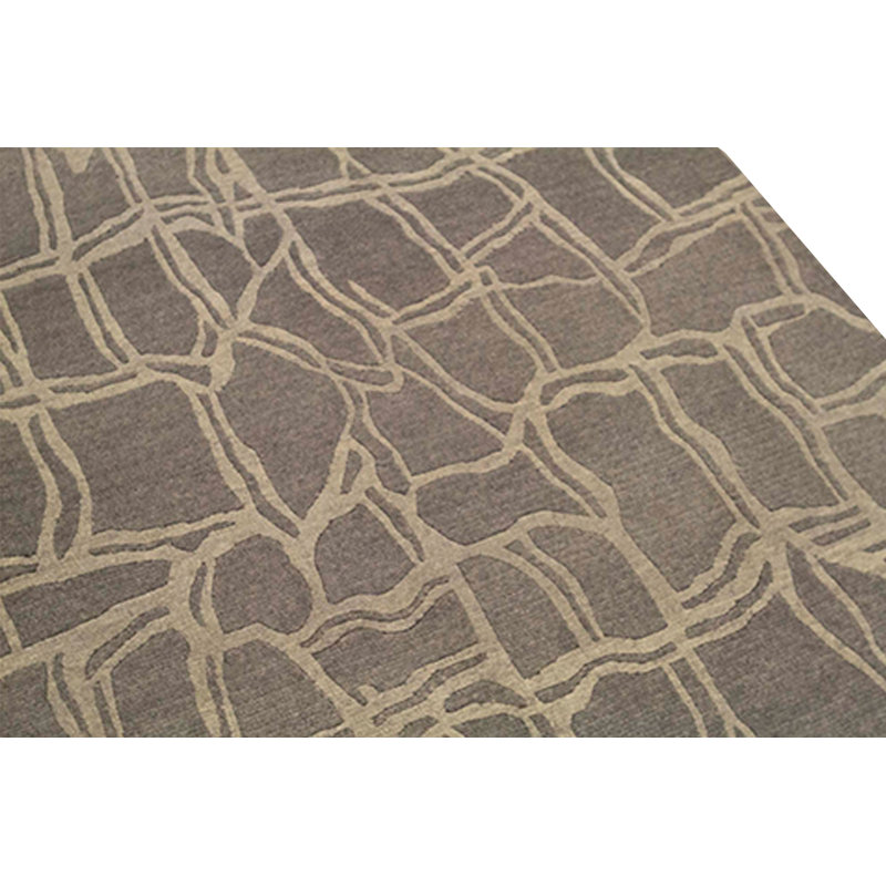Animal Print Area Rug in Beige