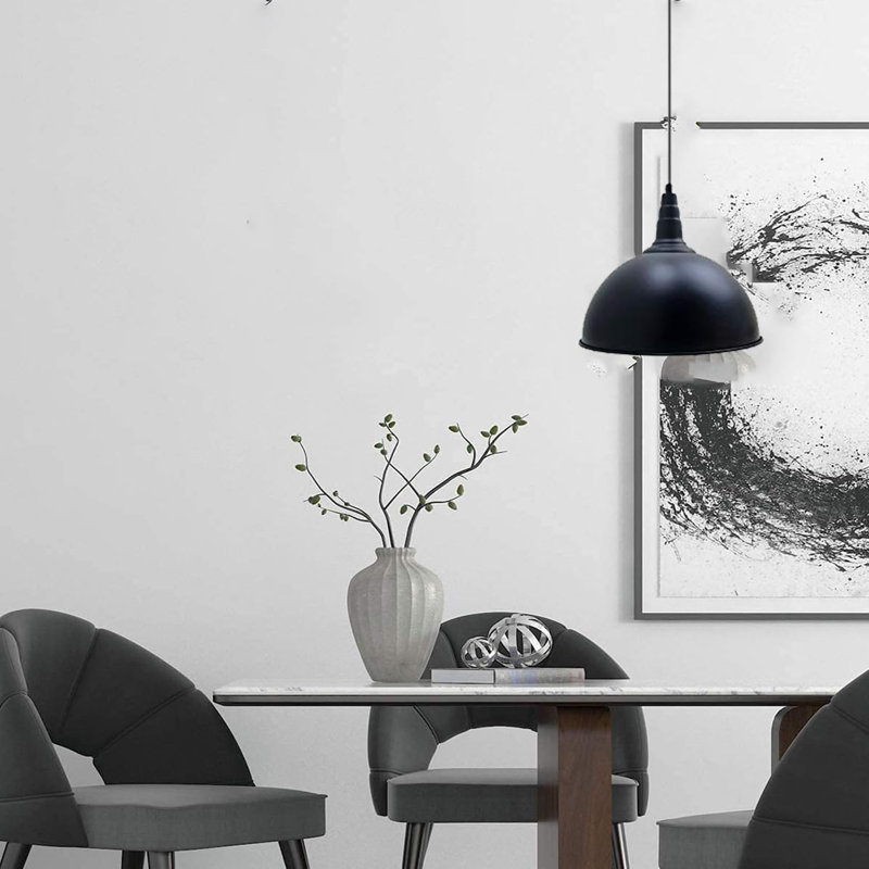 Aarika 1 - Light Dome Pendant, Black