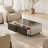 Biedel Smart Coffee Table with Fridge and Built in Wireless Charging-88591583