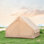 Tente gonflable avec pompe, tentes Glamping pour 4 à 6 personnes, tente extérieure imperméable 4 saisons facile à installer, tente de luxe imperméable avec fenêtre à 12 mailles