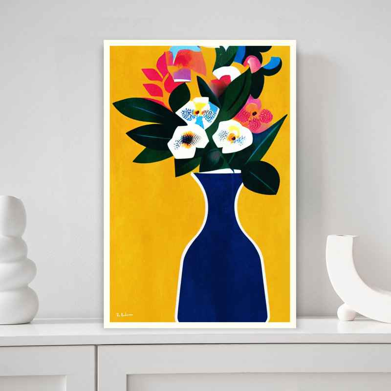 Art contemporain contemporain abstrait, H 18 po x l 12 po