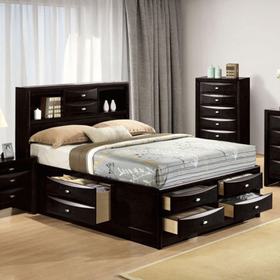 Lit standard avec rangement Lochian
