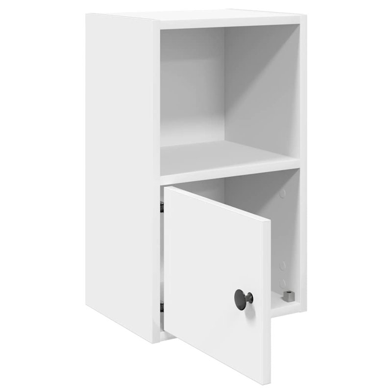 Conary 31cm W Bookcase, (2 Shelves) 52cmH x 31cmW x 24cmD, White