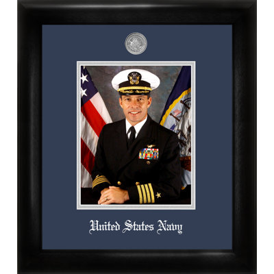 Navy Portrait Picture Frame
