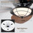 52" Tropical Leaf 5 blades Ceiling Fan With Led Lights-2136725448