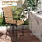2Pcs Patio Backyard Bar Stools, 360 Swivel Armrest Chairs With High Mesh Fabric, Steel Frame For Poolside, Balcony, Tan Balcony Stools , , Fabric & Patio,