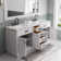 Hartford 72" Carrara White Marble Countertop Bath Vanity in Pure White with Faucet and Mirror
