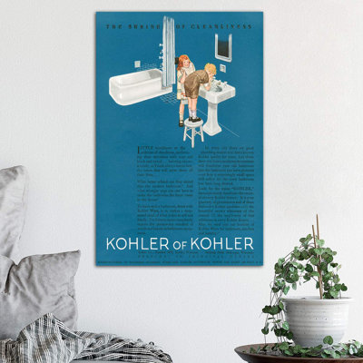 1923 Kohler Magazine Advert - Textual Art