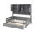 Full Size Wooden Daybed With 2 Drawers, Cabinet And Shelves-630965988