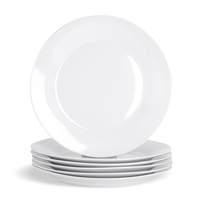 Argon Tableware - Large Classic Dinner Plates - 30cm - Set of 12