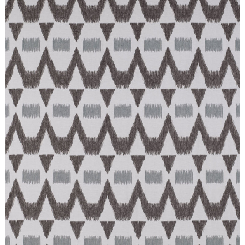 Tierras Montecristo Fabric, Gris/Chocolate