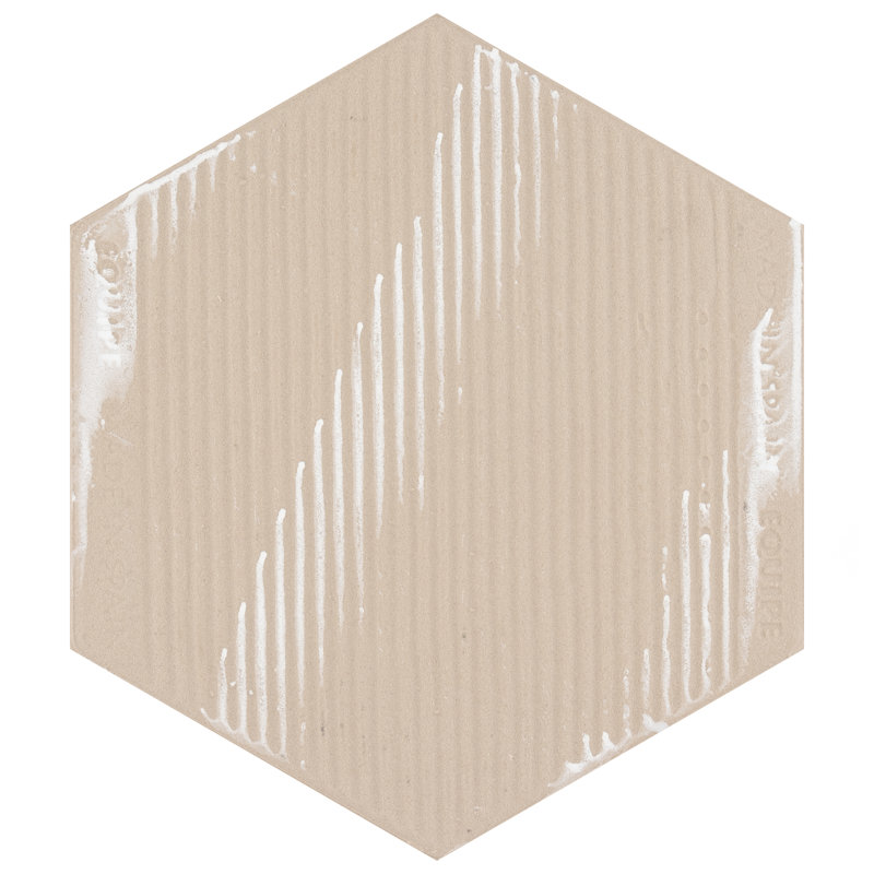 Classico Bardiglio Hex 7" x 8" Porcelain Stone Look Wall & Floor Tile