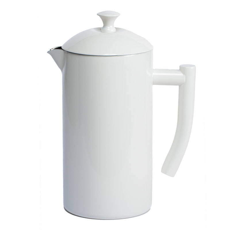 Cafetière à piston 34 oz Frielling, Blanc neige