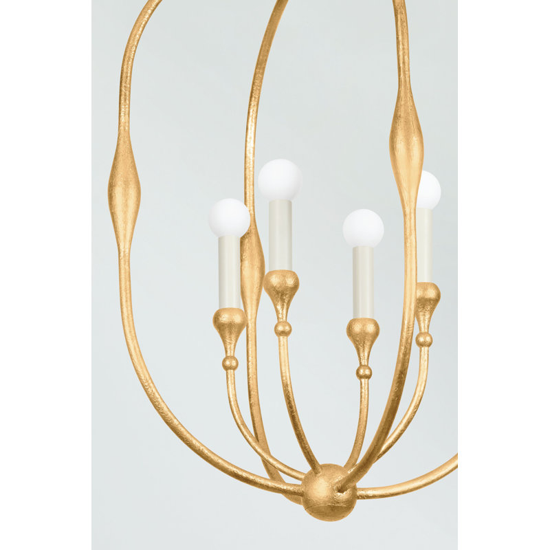 Baltic Light Lantern, 31.5" H x 20.25" W x 20.25" D, Vintage Gold Leaf