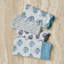 Ensemble de 4 serviettes de table en coton Crissy