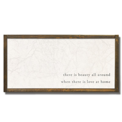 Beauté tout autour, impression sur bois