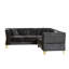 Canapé modulaire en L de 81,5 po en forme de L de 81,5 po pour le salon, la chambre à coucher, le bureau, 5 avec 3 coussins, style classique, canapé-lit, espaces, design, structure solide