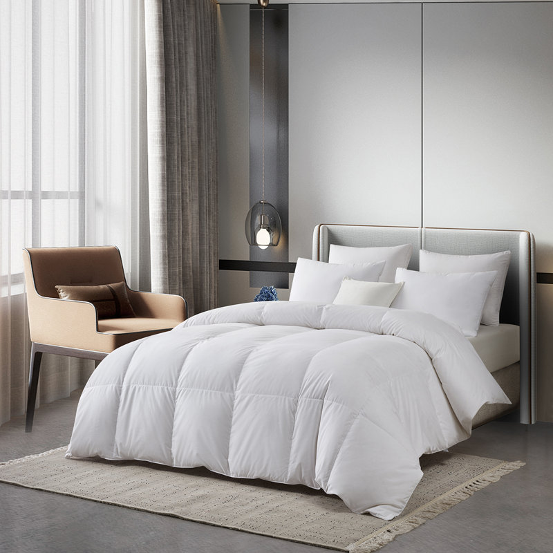 Tencel/Cotton Blend European Down Comforter - All Season, King