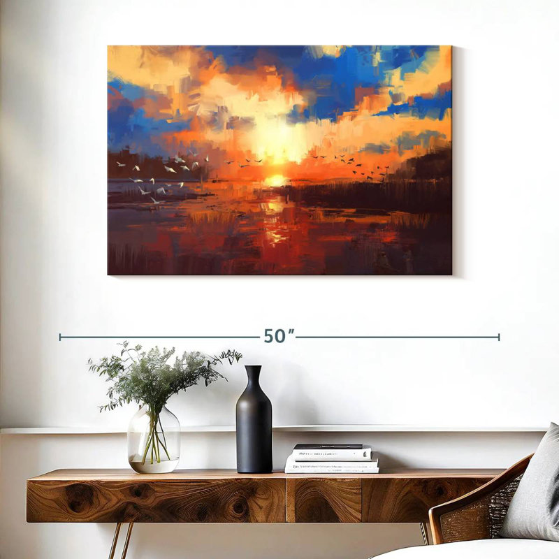 Alvord Sublime Sunset, H 26 po x l 39 po