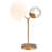 Gold Solar Eclipse Table Or Desk Lamp