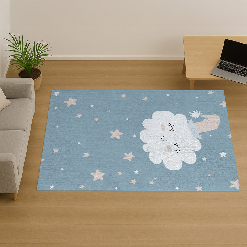 Geometric Shapes Area Rug, Rectangle 90 x 150 cm