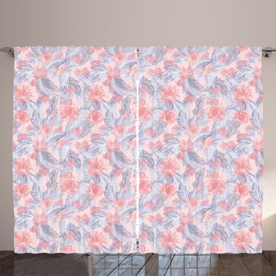Semi Sheer Curtain Pair