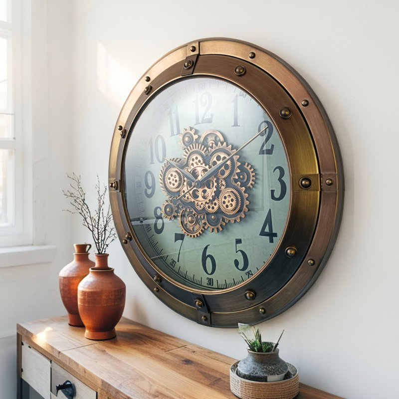Metal Wall Clock