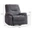 Fauteuil inclinable manuel pivotant et berçant de 38,2 po de largeur avec accoudoirs amovibles (ensemble de 2)-482305069