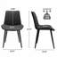 Chaise en polyuréthane avec pieds en métal-762116850