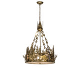 Moose At Dusk 4 - Light Chandelier