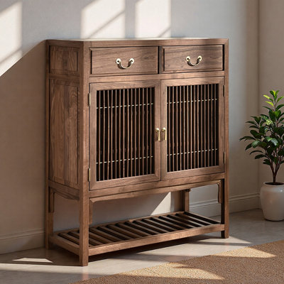 Nouvelle armoire à chaussures de rangement rétro de style chinois