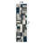 Farmerville Geometric Shag Navy/Gray/Ivory Area Rug-1168107131