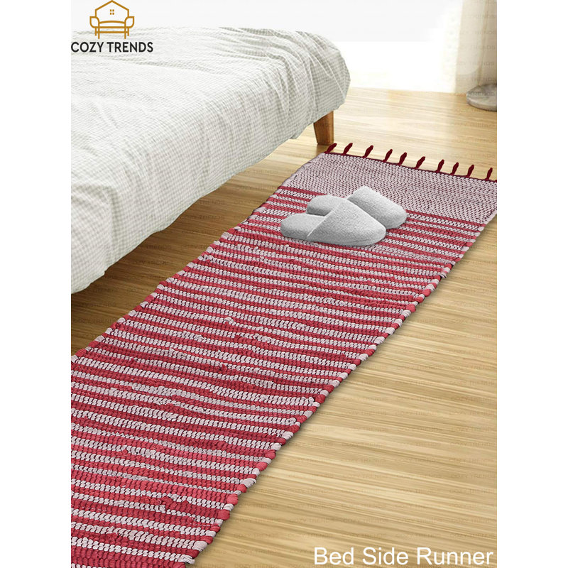 Cotton Striped Indoor Rug