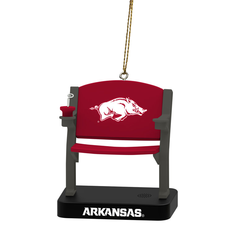 Ornement de siège de stade, Université de l'Arkansas