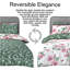 Floral Polycotton Duvet Cover Set with Pillowcases, Single Double King, Soft and Durable Quilt Cover Bedset-1871427051