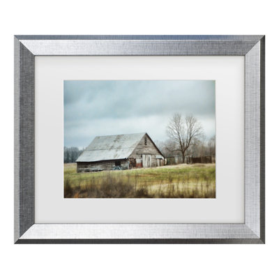 «An Old Gray Barn», art encadré par Jai Johnson