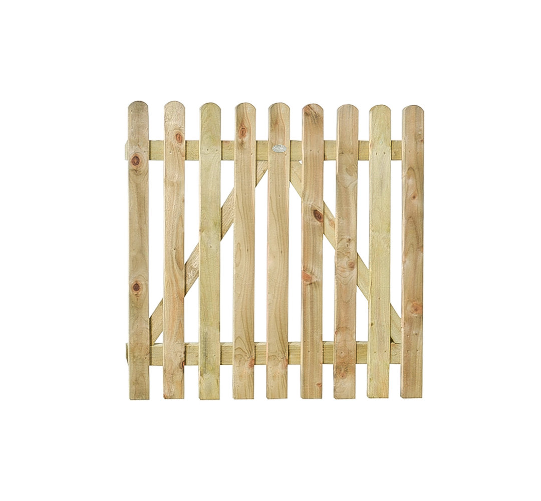 3.2' x 2.9' (0.9m x 1m) Wood Gate