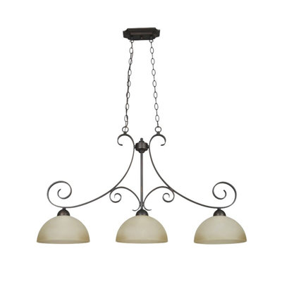 Luminaire suspendu géométrique à 3 lumières