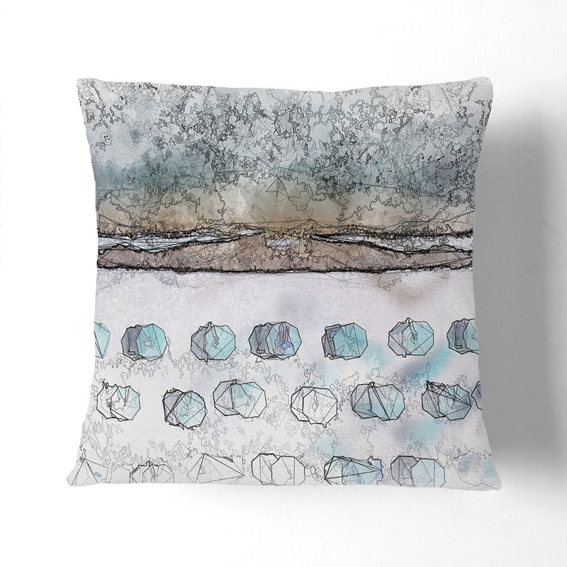 Square Cushion, 55cm H x 55cm W x 20cm D