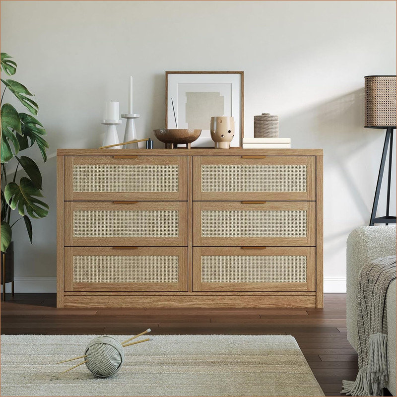 133.9cm W 6 - Drawer Chest of Drawers