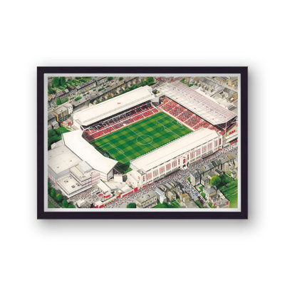 Arsenal FC Highbury Football Stadium Vintage - Single Picture Frame Print