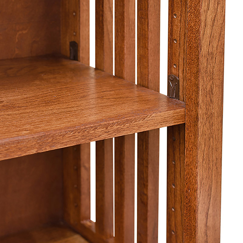 Deveraux Bookcase, Dark Oak, 84" H x 30" W x 12" D