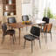 Élégantes chaises de salle à manger en similicuir: chaises d'appoint élégantes pour les salles à manger, les cuisines et les espaces de vie-109423021-109423025